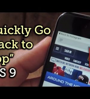 Как переключать приложения одним касанием на вашем iPhone в iOS 9