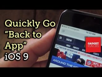 Как переключать приложения одним касанием на вашем iPhone в iOS 9