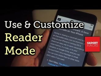 Очистите веб-статьи на вашем iPhone с помощью Safaris Reader Mode