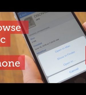 Как просматривать жесткий диск Mac с помощью iPhone