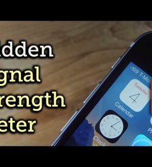 Разблокируйте скрытый измеритель силы сети в строке состояния своих iPhone