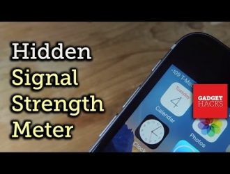 Разблокируйте скрытый измеритель силы сети в строке состояния своих iPhone