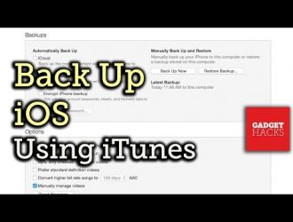 Как сделать резервную копию и восстановить ваш iPad, iPhone или iPod Touch с помощью iTunes