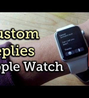 Как добавить пользовательские ответы на сообщения на Apple Watch