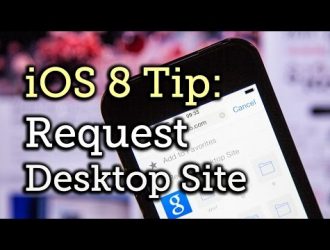 Как запросить настольные версии мобильных сайтов в iOS 8