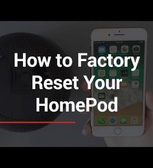 Как сбросить настройки HomePod