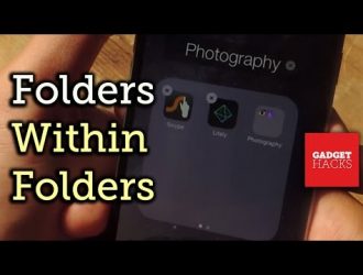 Хитрость для вложения папок приложений в папки на главном экране iOS 8