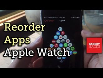 Как изменить макет приложений на Apple Watch