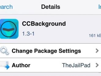 Добавить пользовательское фоновое изображение в свой центр управления iPhone