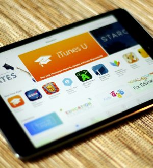 iPad и помогая своим детям справиться с летней горкой! |