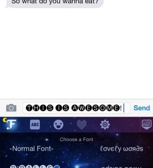 Используйте пользовательские шрифты для обмена сообщениями на вашем iPhone