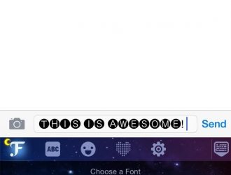 Используйте пользовательские шрифты для обмена сообщениями на вашем iPhone