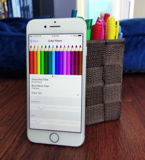 Как использовать дисплеи и цветовые фильтры на iPhone и iPad |