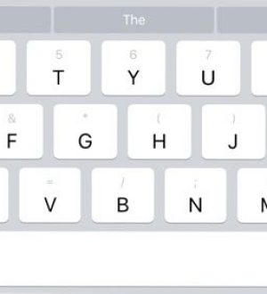 Как использовать функцию iPad Nifty Flick Keyboard