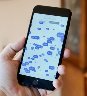 Как использовать Эхо-эффект в сообщениях на iPhone и iPad |