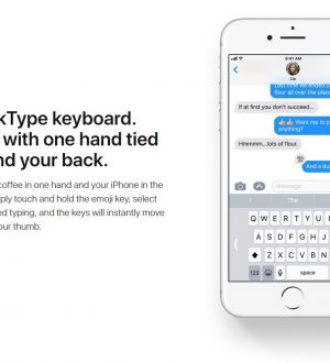 Как использовать одноручную клавиатуру в iOS 11