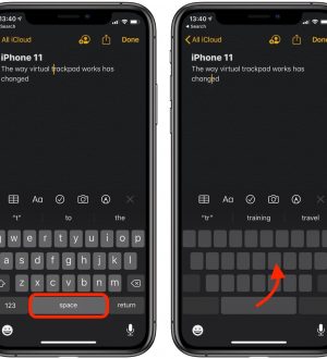 Как использовать виртуальный трекпад на iPhone 11, iPhone 11 Pro и iPhone 11 Pro Max