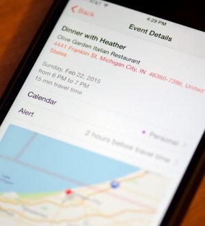 Как использовать время в пути с Календарем для iPhone и iPad |