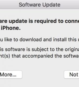 Как исправить обновление программного обеспечения требуется для подключения к вашему iPhone Предупреждение на вашем Mac
