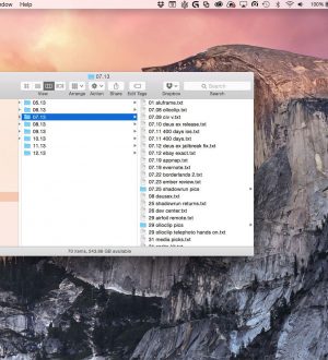 Как изменить размер нескольких столбцов Finder одновременно в OS X Yosemite |