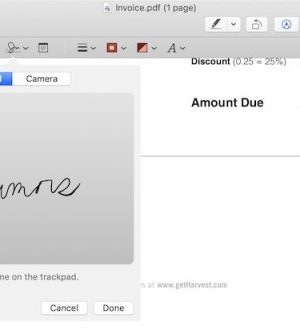 Как электронно подписать PDF с помощью предварительного просмотра на Mac