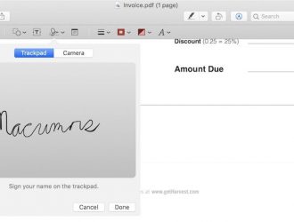 Как электронно подписать PDF с помощью предварительного просмотра на Mac