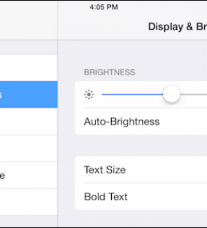 Как настроить яркость на iPad