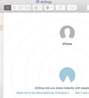 Как обмениваться файлами между MAC и iPhone, используя Airdrop