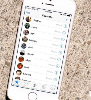 Как отключить фотографии контактов для избранных в приложении iOS 7 для телефона |