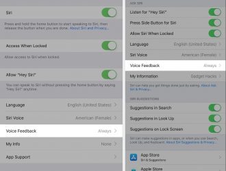 Как отключить голосовую обратную связь для Siri (Aka Mute Siri)