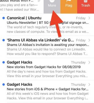 Как отключить потоки сообщений электронной почты в почтовом приложении iOS 13s, чтобы перестать раздражать уведомления