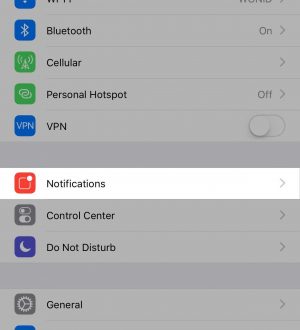 Как отключить предварительный просмотр уведомлений для всех приложений в iOS 11