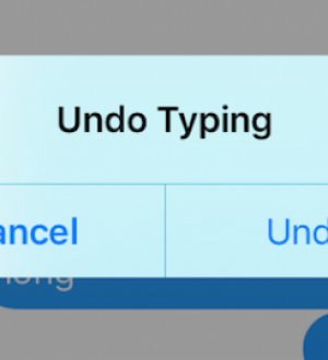 Как отключить Shake To Undo на iOS 9