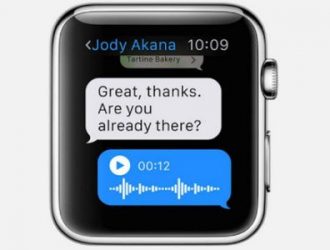 Как отправлять голосовые сообщения от Apple Watch