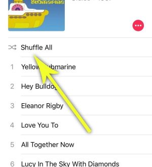 Как перемешать все песни в приложении Apple Music в iOS 10