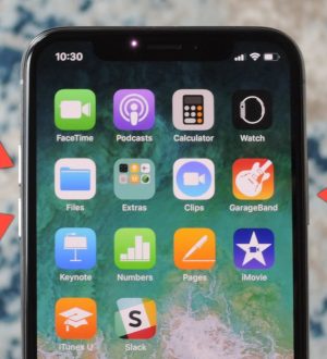 Как принудительно перезагрузить iPhone X, когда он работает