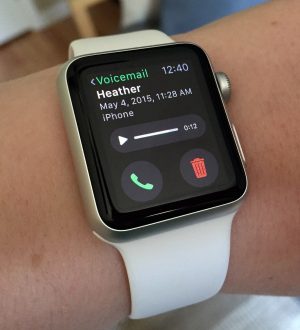 Как прослушать голосовую почту на Apple Watch |