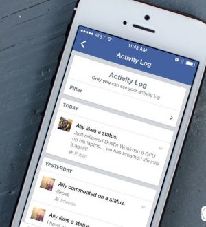 Как просмотреть свой журнал активности Facebook с Facebook для iOS |