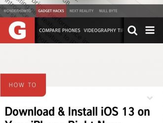 Как сделать скроллинг скриншотов целых веб-страниц в iOS 13s Safari для iPhone
