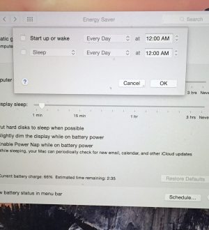 Как сделать так, чтобы ваш Mac автоматически запускался, спал и выключался |