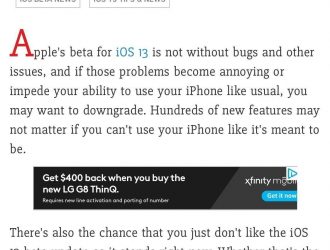 Как сделать текст больше или меньше в iOS 13s Safari — не затрагивая остальную часть веб-страницы
