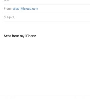 Как скрыть @iCloud, @Me и пользовательские псевдонимы из почтовых приложений из поля на вашем iPhone