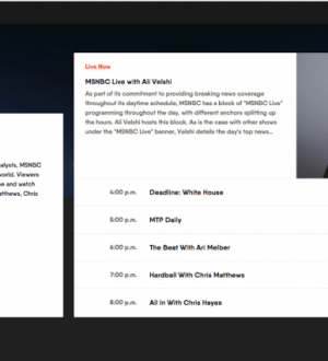 Как смотреть онлайн MSNBC без кабеля