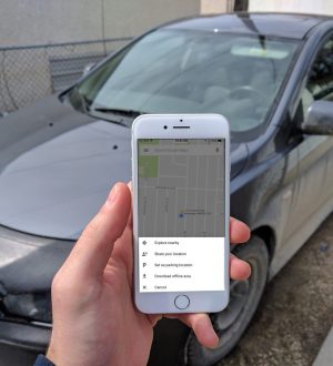 Как сохранить парковочное место с Google Maps для iPhone и iPad |