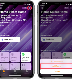 Как создать сцену HomeKit