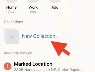 Как создать списки местоположений с помощью коллекций в Apple Maps для iOS 13