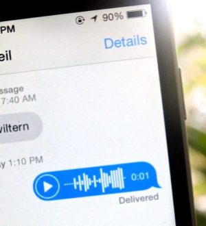 Как убрать кнопку записи звука в приложении iOS 8s Messages