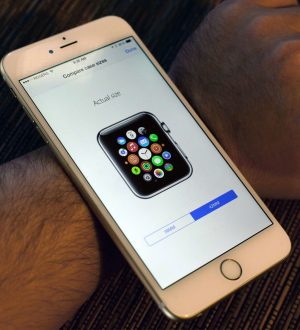 Как (виртуально) примерить оба размера Apple Watch с помощью приложения Apple Store |