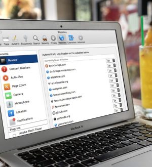 Как включить автоматический просмотр Reader для определенных сайтов в Safari для Mac |