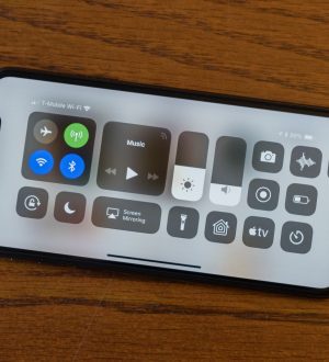 Как включить Центр управления, когда ваш iPhone X находится в горизонтальном положении |